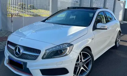 Mercedes classe a 250 sport turbo branca com teto solar, 2015 - lages, sc
