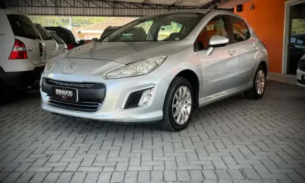 Peugeot 308 /  allure - prata - 2012/2013