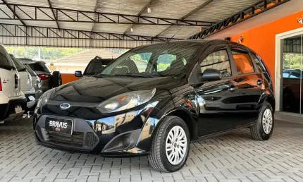 Ford fiesta flex - preta - 2012/2013