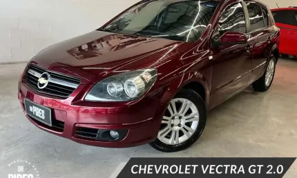 Chevrolet vectra gt 2.0 mpfi 8v flexpower mec.  - vermelha - 2008/2008