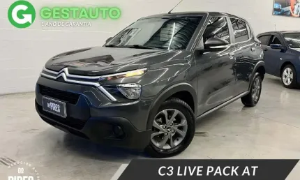 Citroën c3 live pack at - cinza - 2023/2024