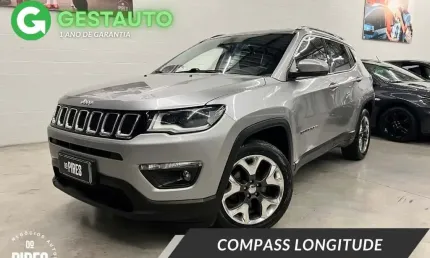 Jeep compass longitude 2.0 4x2 flex 16v aut.  - prata - 2018/2019