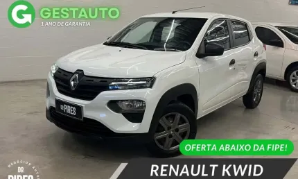 Renault kwid zen 1.0 flex 12v 5p mec.  - branca - 2022/2023