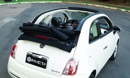 Fiat 500 cabrio 2014 - impecável 
