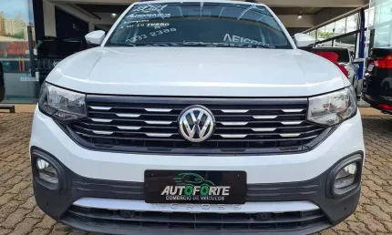 Volkswagen t-cross 1.0 200 tsi comfortline - branca - 2020/2021