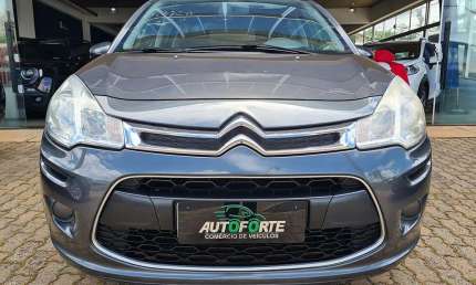 Citroën c3 1.2 pure tech flex origine - cinza - 2016/2017