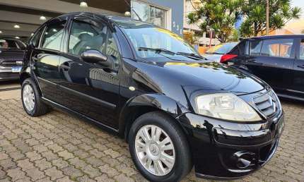 Citroën c3 1.4 glx 8v flex - preta - 2010/2011