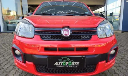 Fiat uno sporting 1.3 e - vermelha - 2016/2017