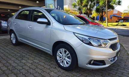 Chevrolet cobalt 1.8 ltz - prata - 2017/2018