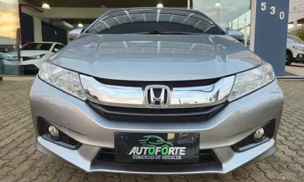 Honda city ex cvt 1.5 - cinza - 2015/2015
