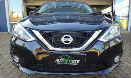 Nissan sentra  2.0 sv cvt - preta - 2018/2019