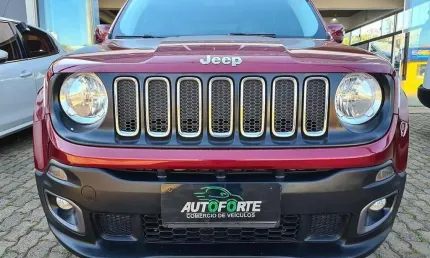 Jeep renegade longitude automático 1.8  - vermelha - 2016/2017