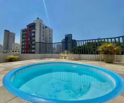 Cobertura com 3 dormitórios à venda, 175 m² por r$ 890.000,00 - tombo - guarujá/sp
