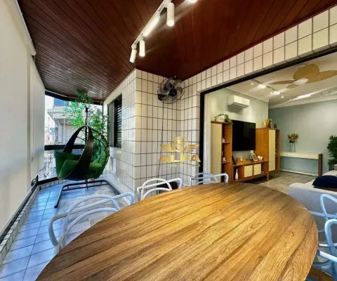 Apartamento à venda, 88 m² por r$ 565.000,00 - astúrias - guarujá/sp