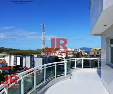 Cobertura com 3 dormitórios à venda, 200 m² por r$ 1.600.000,00 - passagem - cabo frio/rj