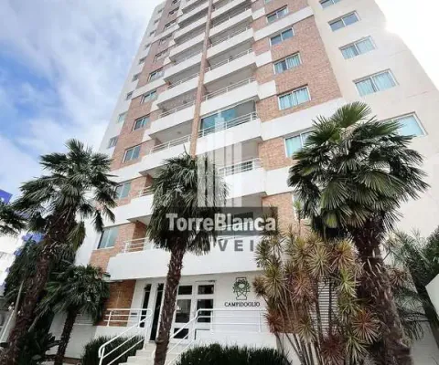 Apartamento semimobiliado para locação, 1 quarto, vaga de garagem, 50 m², centro - ponta grossa/pr