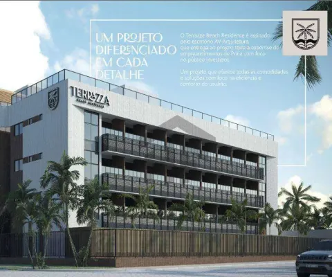 Flat 21m² à venda, com 1 quarto, localizado na praia de carneiros, tamandaré - pernambuco.