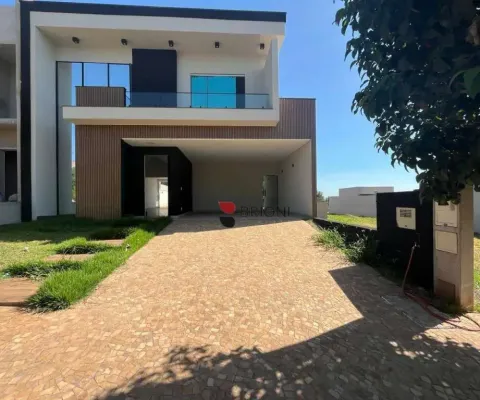 Casa sobrado alto padrão com 270 m², 03 quartos (suítes) à venda no condomínio reserva imperial em ribeirão preto/sp i imobiliária brioni imóveis