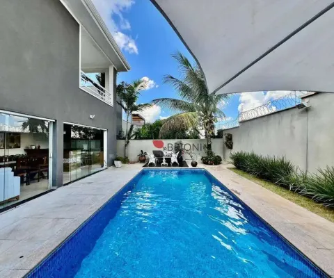 Casa sobrado alto padrão com 357m², 3 quartos/suítes à venda no condomínio saint gerardt, em ribeirão preto/sp i imobiliária brioni imóveis