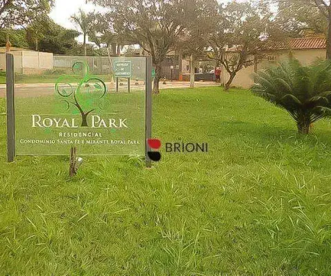 Terreno alto padrão com 1062m², à venda no condomínio royal park em ribeirão preto/sp i imobiliária brioni imóveis