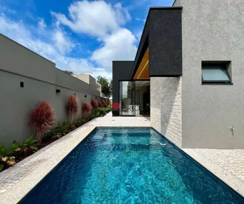 Casa térrea alto padrão com 265 m², 4 quartos suítes à venda no condomínio alphaville em ribeirão preto/sp i imobiliária brioni imóveis