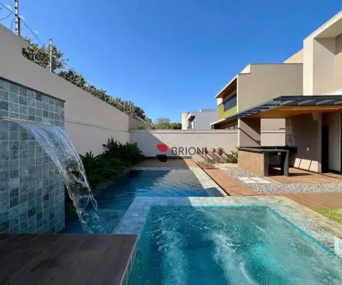Casa alto padrão com 269m², 3 quartos/suítes à venda no condomínio alto do castelo 1 em ribeirão preto/sp i imobiliária brioni imóveis