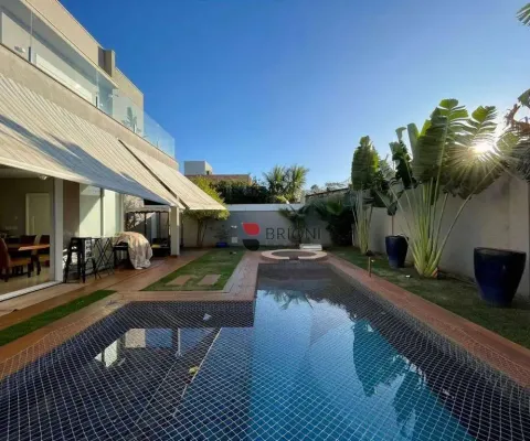 Casa sobrado com 4 quartos/suítes, 301m² para venda e locação no alphaville em ribeirão preto/sp i imobiliária brioni imóveis