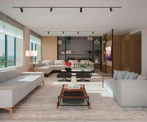 Apartamento de alto padrão a venda com 367 m2, 4 suítes no condomínio cidade de seattle em ribeirão preto i imobiliária brioni imóveis