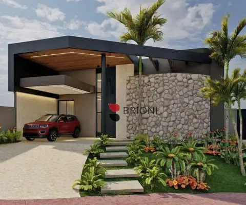 Casa térrea alto padrão com 280 m², 3 quartos à venda no condomínio san marco em ribeirão preto/sp i imobiliária brioni imóveis