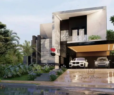 Casa sobrado alto padrão, 265m², 3 quartos/suítes à venda no condomínio terras de florença em ribeirão preto
