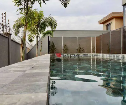 Casa alto padrão com 350 m², 3 quartos/suítes  à venda no condomínio alphaville, em ribeirão preto/sp  i brioni imóveis