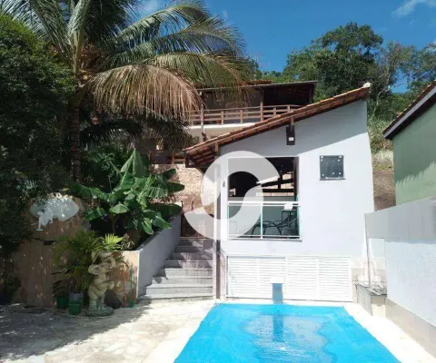 : excelente casa, localizada em rua sem saída em um bairro bucólico, rodeado de natureza e tranquilidade, com uma vista deslumbrante.