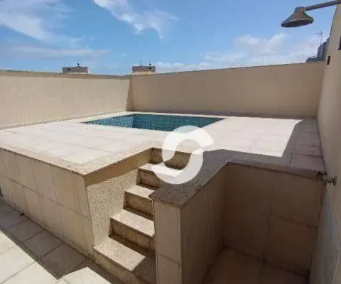 Cobertura com 3 dormitórios à venda, 240 m² por r$ 1.480.000,00 - itacoatiara - niterói/rj