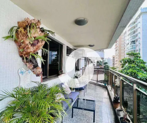 Apartamento à venda, 143 m² por r$ 1.280.000,00 - icaraí - niterói/rj