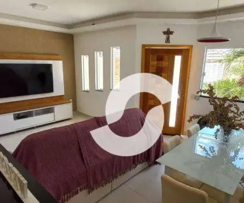 Excelente casa com 3 quartos (2 suítes) à venda, 114 m² por r$ 760.000 - jardim atlântico oeste (itaipuaçú) - maricá/rj