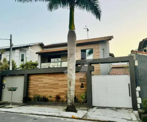 Casa com 3 dormitórios à venda, 200 m² por r$ 750.000,00 - jardim atlântico central (itaipuaçu) - maricá/rj
