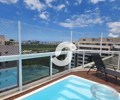 Cobertura com 2 dormitórios à venda, 156 m² por r$ 1.300.000,00 - barra da tijuca - rio de janeiro/rj