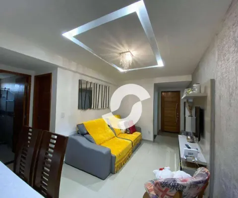 Apartamento com 2 dormitórios à venda, 62 m² por r$ 250.000,00 - barro vermelho - são gonçalo/rj