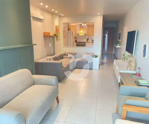 Apartamento à venda, 100 m² por r$ 995.000,00 - piratininga - niterói/rj
