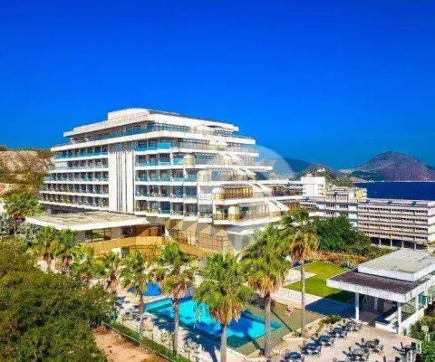 Apartamento com 1 dormitório à venda, 76 m² por r$ 580.000,00 - gragoatá - niterói/rj