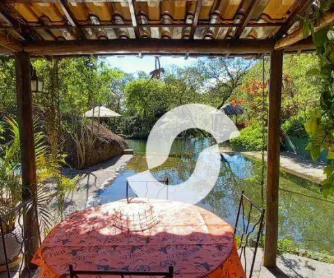 Casa com 3 dormitórios à venda, 400 m² por r$ 5.000.000,00 - araras - petrópolis/rj