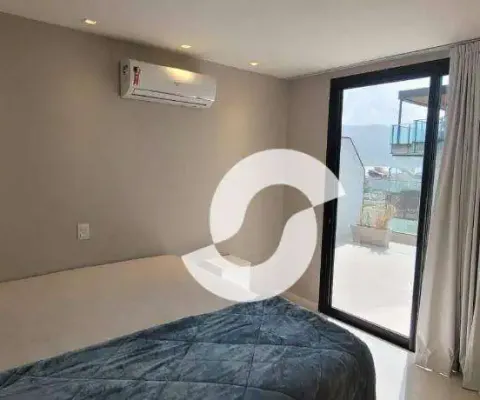 Cobertura com 4 dormitórios à venda, 288 m² por r$ 3.700.000,00 - piratininga - niterói/rj