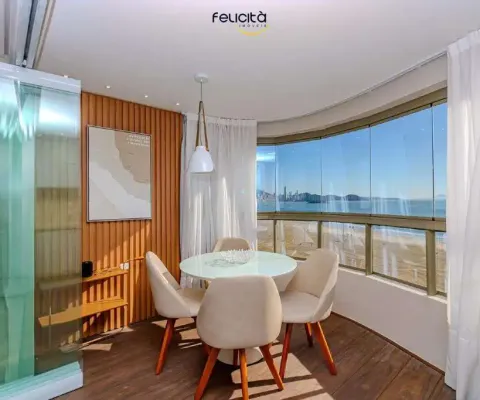 Apartamento frente mar no edifício vale dourado em balneário camboriú.