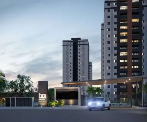 Hm maxi santa bárbara | construtora hm | construção | 65 metros | 02 dormitórios | suíte | varanda | 01 vaga