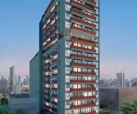 Statiton vila madalena | construtora viver sp | construção | 35 metros | studio | com varanda