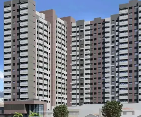 Upside home resort santo andré | construtora factus | construção | 42 metros | 02 dormitórios | suíte | varanda | 01 vaga