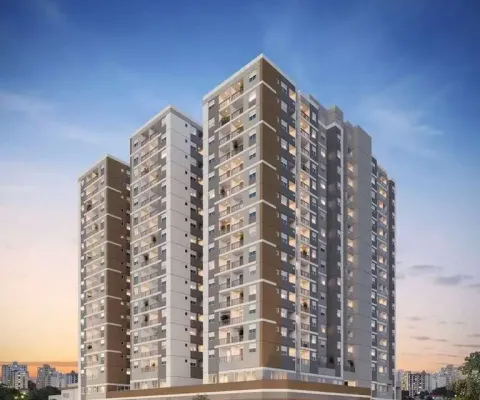 Marco butantã | construtora engelux | construção | 30 metros | 01 dormitório | sem varanda e vaga