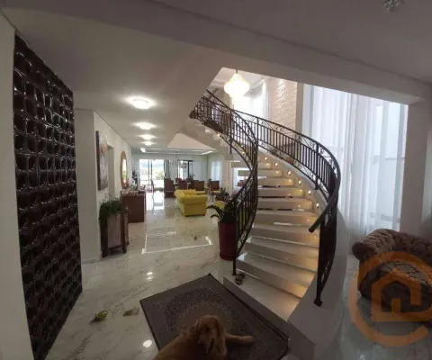 Casa com 5 dormitórios à venda, 456 m² por r$ 3.250.000,00 - loteamento reserva da serra - jundiaí/sp
