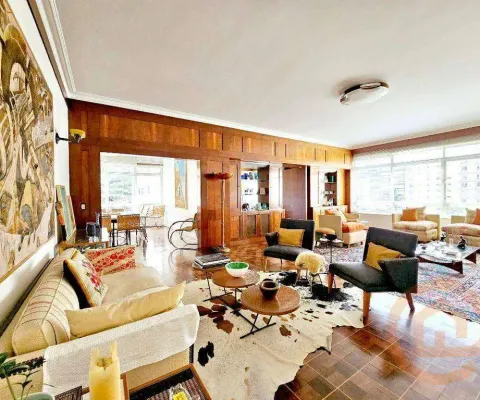 Apartamento com 3 dormitórios à venda, 276 m² por r$ 3.700.000,00 - jardim américa - são paulo/sp