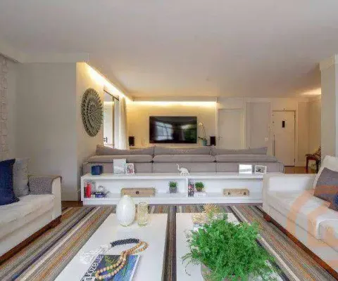 Apartamento com 4 dormitórios à venda, 232 m² por r$ 2.200.000,00 - real parque - são paulo/sp